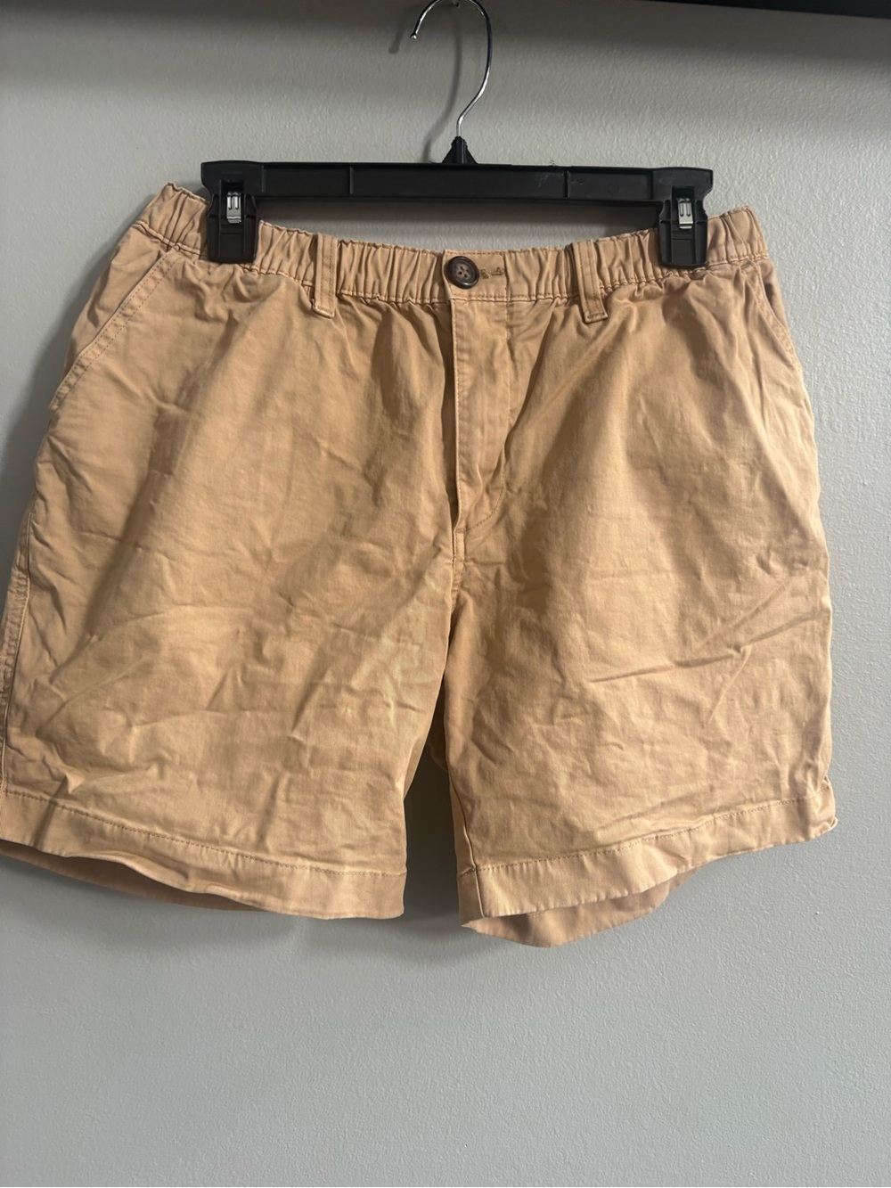 chubbies Light Tan Flat-Front Men's Shorts